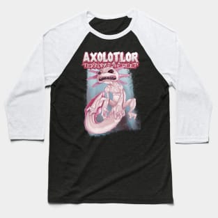 Axolotlor: Terror of the Deep Baseball T-Shirt